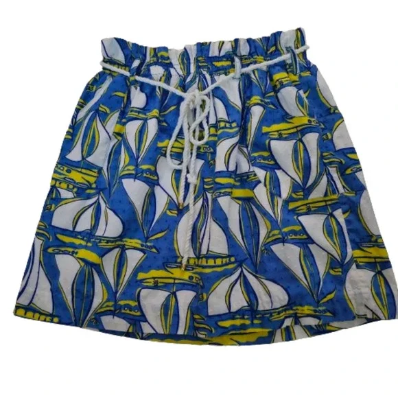 LILLY PULITZER Docksider Sailboat Print Skirt - Picture 2 of 8
